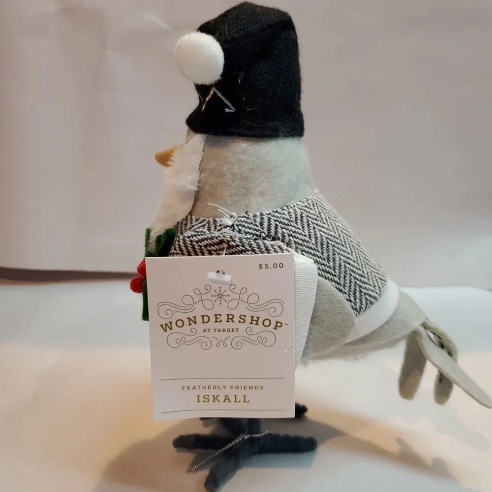 Target Wondershop Featherly Friends Winter Christmas 2022 Fabric Bird Iskall